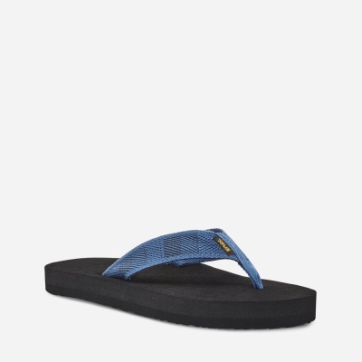 Teva Original Mush Men's Dark Blue Flip Flops CA62978 Canada Online